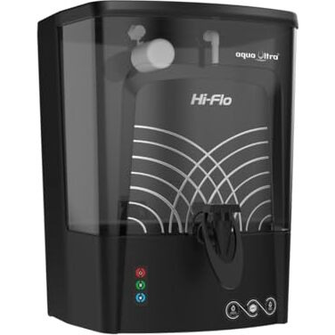 Aquaultra Black Water Purifier | Ro+Uv Filtration | Copper Alkaline Purification | 9L Storage | Best Suitable For Home And Office | 1 Year Warranty | Isi Certified