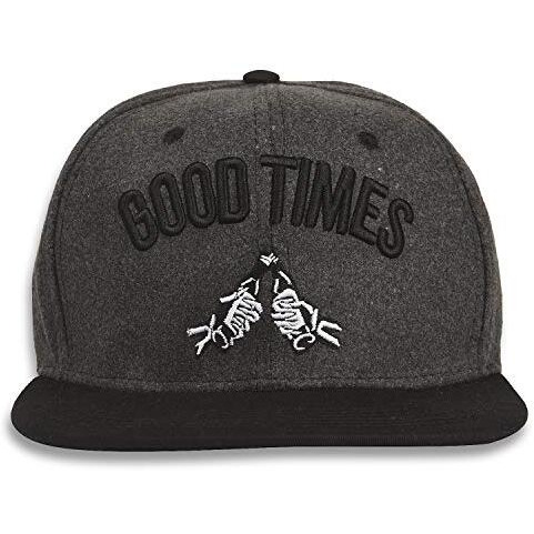 Drunken Cap For Men Women Unisex Topi Head Branded Good Time Boy's Girl's Hip Hop Caps Adjustable Strap Summer Sports Gym Dance Cotton Free Size Woolen Fashion Baseball Snapback (Dark Grey)