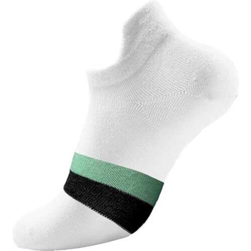 Juari Be A Gentleman Men's Poly Viscose Ankle Socks - Comfortable, Durable & Stylish Design For Everyday Wear In Black, White, And Grey Colors With Contrasting Stripes (Pack Of 3)