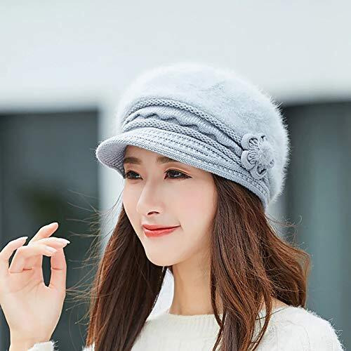Isweven Girl's Wool Cap (Isw_Nwc4058A_Grey_Free Size)