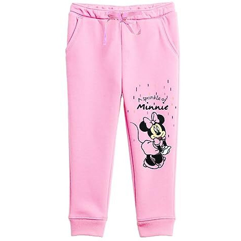 Kuchipoo Girls Regular Fit Mid Rise Trackpant - Pack Of 3 ( Disney-Low-605, 11-12 Years, Multi-Colored), Multicolour