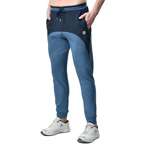 Rynogear Regular Fit Super Soft Spandex Lycra Track Pant For Men For Gym,Sports, Multicolor
