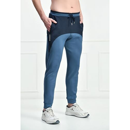 Rynogear Regular Fit Super Soft Spandex Lycra Track Pant For Men For Gym,Sports, Multicolor