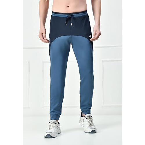Rynogear Regular Fit Super Soft Spandex Lycra Track Pant For Men For Gym,Sports, Multicolor