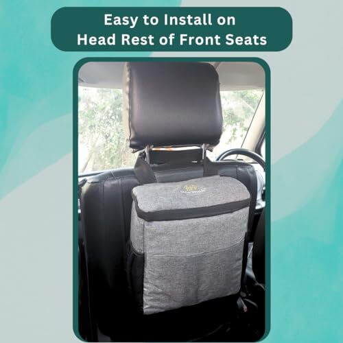 Outer Woods Insulated Cooler Bag For Cars And Suvs | Water Bottle Bag For Cars | Drinks Cooler For Cars | Insulated Bag