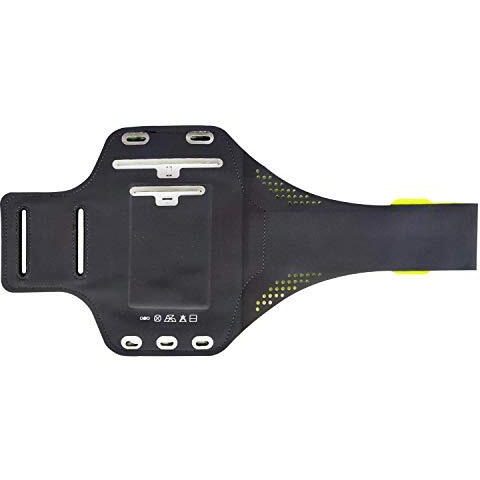 Humble Cell Phone Armband For All Iphone And Android Smartphones Phone Arm Holder Touchable Screen For Gym Running And Aerobics, Cycling With Extra Compartments (Grey Camouflage And Neon)