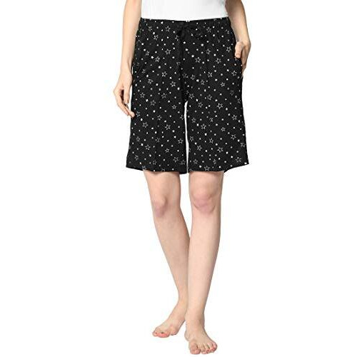 Mack Jonney Women Regular Fit Shorts Black Large Pack Of 1-D12__Prt__1Blk__01-L