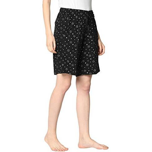 Mack Jonney Women Regular Fit Shorts Black Large Pack Of 1-D12__Prt__1Blk__01-L