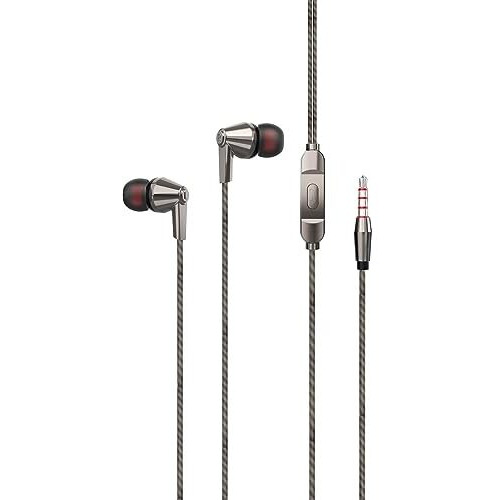 Rodmed 3.5Mm Stereo Wired In Ear Earphone With Microphone For Calling, Volume Control, Stylish Eartip,1.2 Meter Durable Cable And Lightweight Design