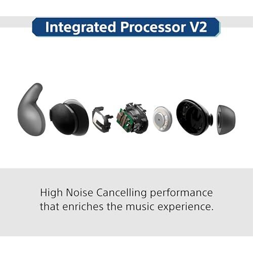 Sony [New Launch Linkbuds Fit Wf-Ls910N | Get Srs-Xb100 Bt Speaker | Active Noise Cancelling Wireless Bluetooth Earbuds, Comfortable Fit With New Supporters, High Call Quality With Ai-Black