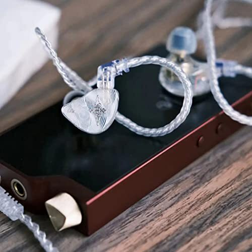 Tangzu WanEr S.G Wired Iem Earphone With Mic, 10Mm Dual Cavity Dynamic Driver | N52 Neodymium Magnetic Circuit In Ear Monitor With 0.78Mm 2 Pin 5N Ofc Detachable Cable (White, With Mic)