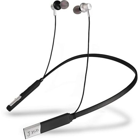 Jgd Boom Z1 Bluetooth 5.0 Neckband With Up To 25 Hours Playtime And Hi-Fi Stereo Sound In Ear Neckband, Magnetic Earpiece,Voice Assistant With Mic (Matte Black)