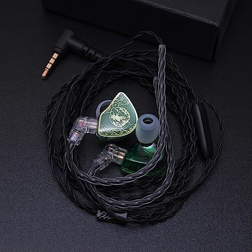 Tangzu WanEr S.G Wired Iem Earphone With Mic, Hifi 10Mm Dual Cavity Dynamic Driver, In Ear Monitor | Earbuds With 0.78Mm 2 Pin 5N Ofc Detachable Cable