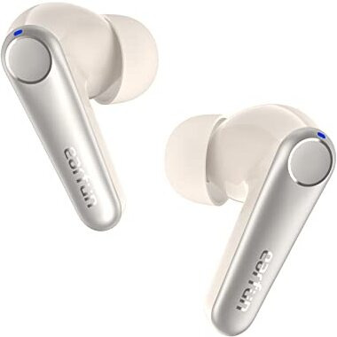 Earfun Air Pro 3 Noise Cancellation Earbuds 2023 Vgp Gold Award, Qualcomm Aptx Adaptive Sound, 6 Mics Cvc 8.0 Enc Wireless Earbuds, Bluetooth 5.3 Anc Earbuds Wireless (Oat White)