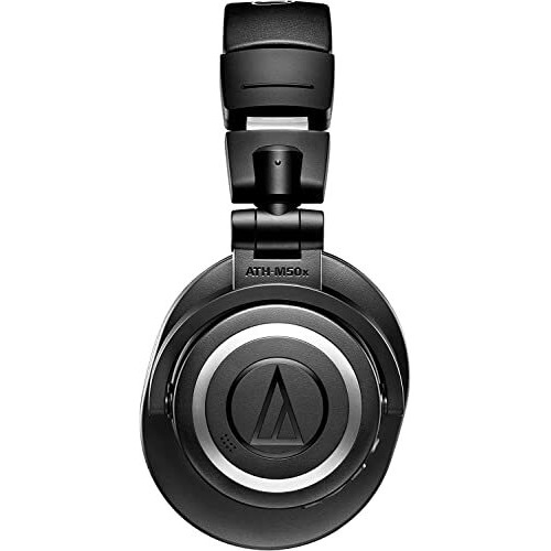 Audio-Technica Ath-M50Xbt2 Bluetooth Wireless Over Ear Headphones With Dual Mic, 45Mm Large-Aperture Drivers, 50-Hour Battery Life, Usb-C Fast Charging, Studio Sound, Dual Pairing- Black