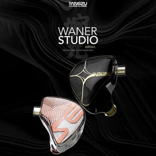 Concept Kart Tangzu Wan'Er S.G Studio Edition Iem Earphone, 10Mm Pet Dynamic Driver With N52 Dual Magnets In Ear Monitor, Detachable 2Pin Ofc Braided Cable, 3.5Mm Plug For Audiophiles & Musicians