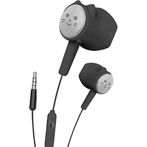 Funblast Earphone For Kids  Colorful Cat Design Earphone For Girls, Stylish Stereo Earphones Wired With Mic For Girls/Boys, Earphone For Gaming, Best Gifts For Birthday