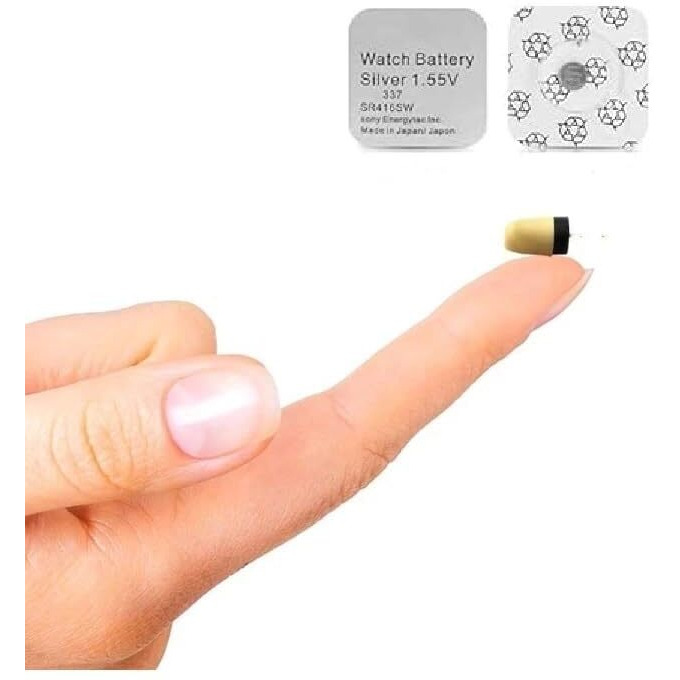 Spytectify Hidden Bluetooth Truly Wireless In Ear Earbuds With Mic Small Earpiece Bug Device Mini Gadget Mobile Invisible Phone (Clear).