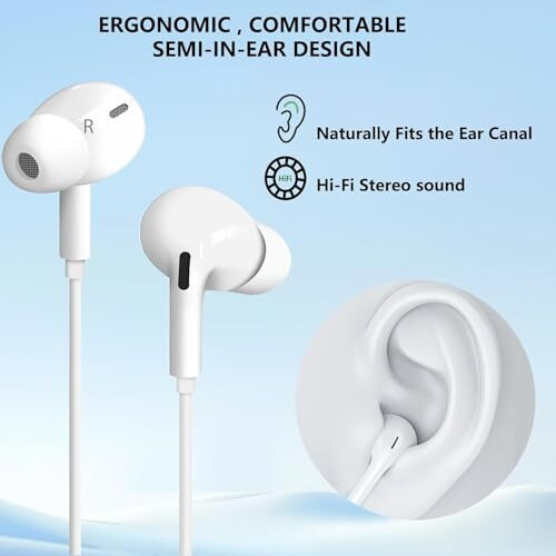 One43 Earphone,Wired Earphone Turbo Bass Sound For All Devices Full Bass Sound And Clear Mic For Calling
