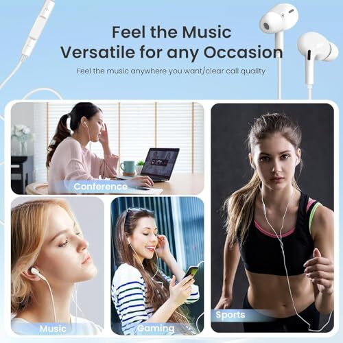 One43 Earphone,Wired Earphone Turbo Bass Sound For All Devices Full Bass Sound And Clear Mic For Calling