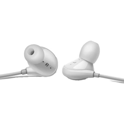 Kanget Xe610 Boom Bass Wired In-Ear Headphones Earphones Wired Compatible With Especially All Vivo Smartphones (White) (With Buds)
