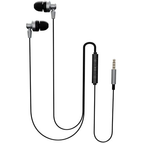 Ultraprolink Mobass In Ear Wired Earphones With Mic | 3.5Mm Jack |10Mm Noise Isolation Drivers|Hands Free Earphones With Volume Control & Mic|Super Extra Bass|Tangle-Free 1.2M Wire|Um1210| White
