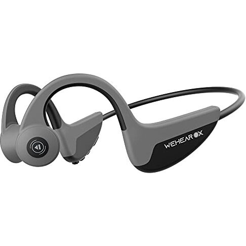 Wehear Ox Wireless Open Ear Experience Bone Conduction Bluetooth Headset With Mic - Classic Grey (Standard)