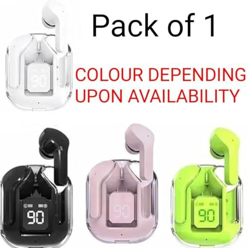 Kpdp Wireless In Earbuds With Led Display, Digital Display Ultrapods Max Work,Assorted