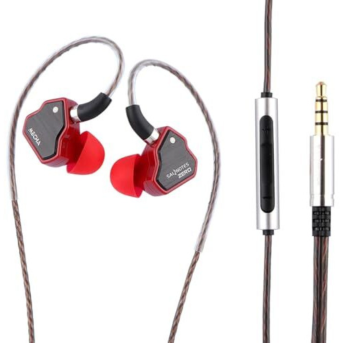 Concept Kart 7Hz Salnotes Zero In-Ear Monitor Wired Earphone With 10Mm Dynamic Driver, Metal Composite Diaphragm, Noise Isolation, Detachable Cable