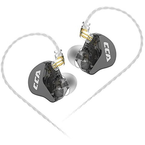 Concept Kart Cca Cra Wired Iem Earphone With Mic, 3.8 Composite Polymer Diaphragm Driver Zinc Alloy Housing In Ear Monitor Earbuds With 2Pin Detachable Cable