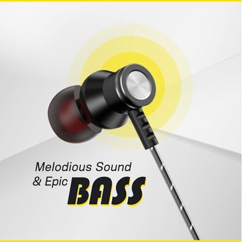 Bell Blhfk516|Melodious Sound, Premium Metal Design, Magnetic Earbuds, Type-C Support, Play Start/Stop Volume Control Switch | Earphones For Mobile Phone/Tablet/Laptop Compatible | Magnetic Buds