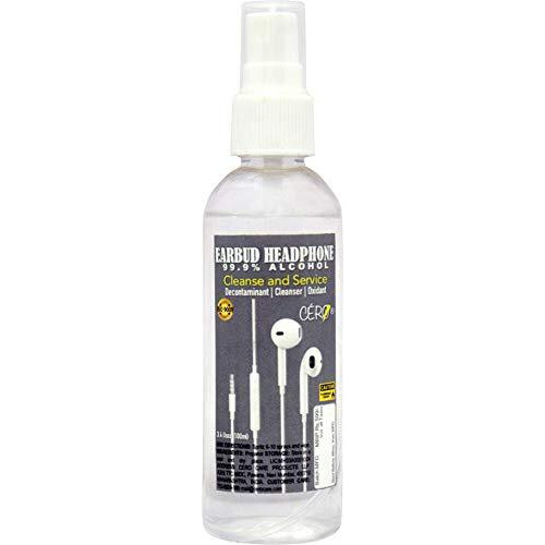 Cero Earbud & Headphone Decontaminant Cleanser 99.9% Alcohol (100Ml)
