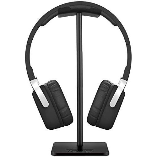 Abrale Headphone Stand, Earphone Stand For All Headphone Sizes (Black)