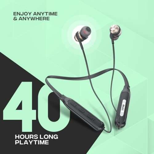 Bell Blbhs145 Bluetooth Wireless In Ear Earphone Headset With Super Deep Bass & Mic, Up To 40H Play Time + Magnetic Earbuds & Passive Noise Cancellation Neckband (Blbhs145-White)