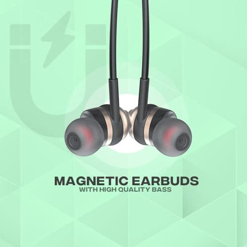 Bell Blbhs145 Bluetooth Wireless In Ear Earphone Headset With Super Deep Bass & Mic, Up To 40H Play Time + Magnetic Earbuds & Passive Noise Cancellation Neckband (Blbhs145-White)
