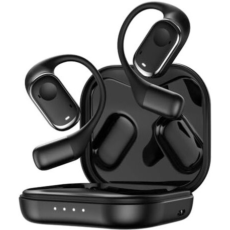 True Wireless Stereo In Ear Earbuds With Environmental Noise Cancellation | Low Latency Gaming | Type-C Fast Charging | 30 Hours Long Playtime Charging Case | Bluetooth 5.3 Earbuds Tws[ Black ]