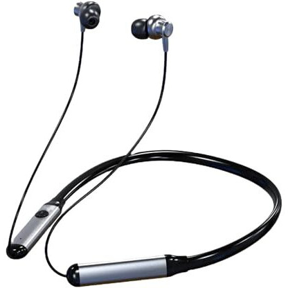 Ifast Bluetooth 5.3 Wireless Neckband Earphone With Mic | Hd Call Stereo Bass | Up To 30 Hours Music Playtime |Magnetic Earbuds, Noise Cancellation, Game And Music Dual Mode [Black]