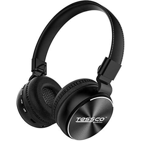 3Idea (Tessco Bh-390) Series Stereo Wireless Bluetooth Headphones Over The Ear, Black