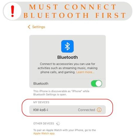 Km Wired/Bluetooth Ios Earphones With Microphone & Remote Noise Isolation In-Ear Headset Control For Iphone 14/14 Plus/14 Pro Max/13/13 Mini/12/11/X/Xr/Xs/Se/8/7/Ios, (Ks6-I)