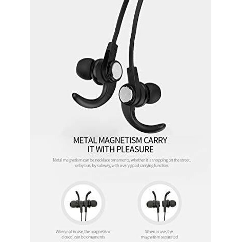 Johra Yison Series Cx300 Magnetic Deep Bass Hi-Fi Stereo Sound In-Ear Earphone With Mic For Smartphones, Iphones, Featured Phone, Tablet, Psp, Laptop, Computer, Pc (Black)