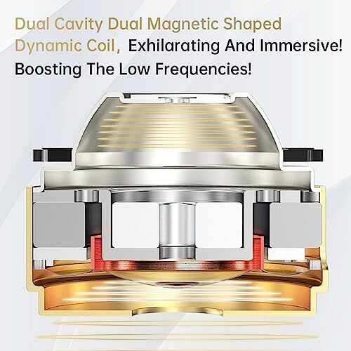 Nd Dd3 Wired In Ear Monitor Earphone| 10Mm Dual Magnetic Dual Cavity Dynamic Driver Iem With 4 Tone Adjustable Switches| Clear Sound & Deep Bass Detachable 2 Pin 0.75Mm Connector 3.5Mm Jack