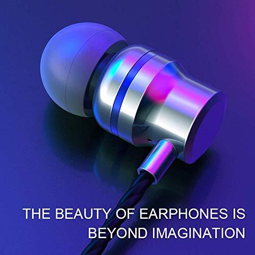 Tessco (Ch-235) Wired Earphones With Extra Bass, Noise Canceling Support, Built-In Mic & Volume Control (Silver)