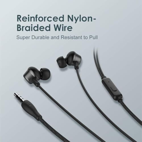 Shophigh Earphones Bt Me For Real-Me Note 60X Earphone Original Like Wired Stereo Deep Bass Head Hands-Free Headset C Earbud Calling Inbuilt With Mic,Hands-Free Call/Music (Su1,Blk)