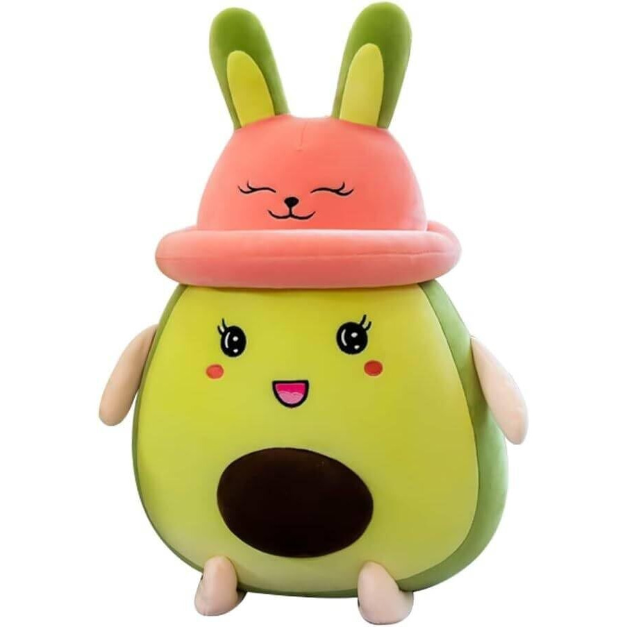 Storescent Super Soft Avocado Cushion Stuffed Toy Cute Plush Animal Soft Toy For Kids (Avocado 35Cm)