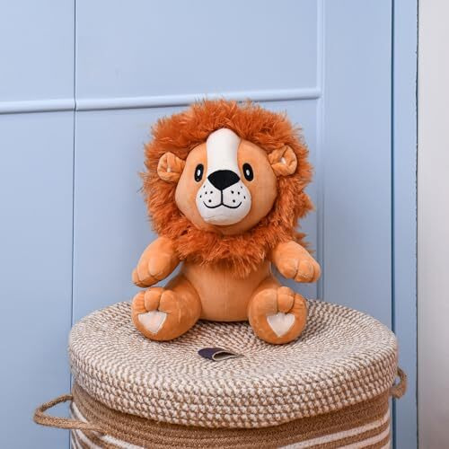 Mirada Cute Butter Sitting Lion Soft Toy For Girls/Kids | Stuffed Plush Animal |- 27Cm