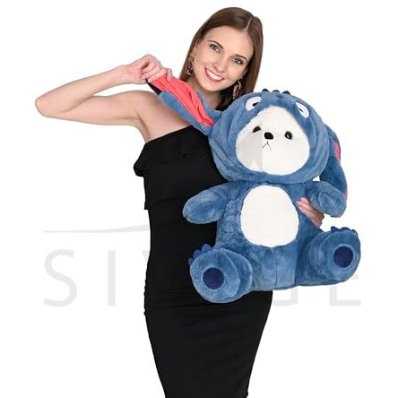 Sivige 2 Feet (52 Cm) Big Blue Premium Soft Quality Lovable Huggable Soft Toy, Plush Teddy Bear, Elegant Soft Plush Toy For Babies, Great Birthday Gift For Girls&Boys For Valentine Special