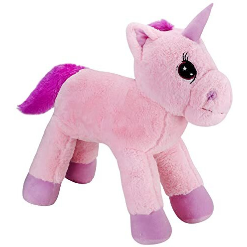 Dearjoy Big Fibre Filled Stuffed Animal Unicorn Soft Toy For Baby Also Used As Plush Toy Hugging Pillow Like Teddy Bear Soft Toys For Kids Boys & Girls, Birthday Gift (65 Cm, Pink)