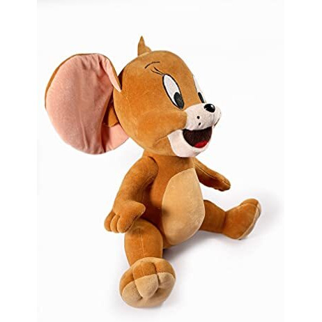 Mirada Brown Plush Stuffed Cute Licensed Sitting Jerry Soft Toy - 30Cm