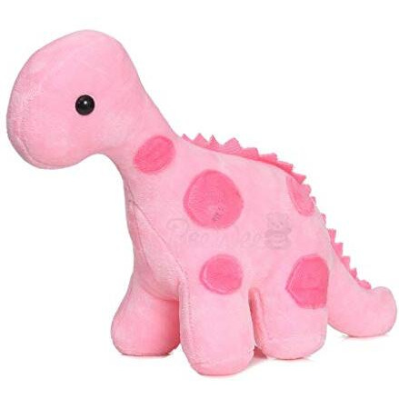 Beewee - Soft Toy Dinosaur Plush Stuffed Animal (30 Cms, Pink)