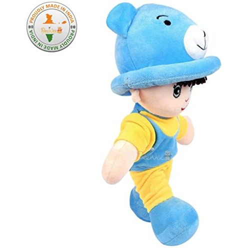Beewee - Addie Boy Plush Soft Doll Toy Huggable (35 Cms, Yellow)